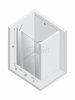 NEW TRENDY Drzwi wnękowe NEW SOLEO LIGHT GOLD PLUS 1D U 150x195 czyste 6mm Active Shield 2.0 D-0961A